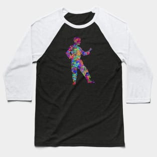 Taekwondo watercolor art Baseball T-Shirt